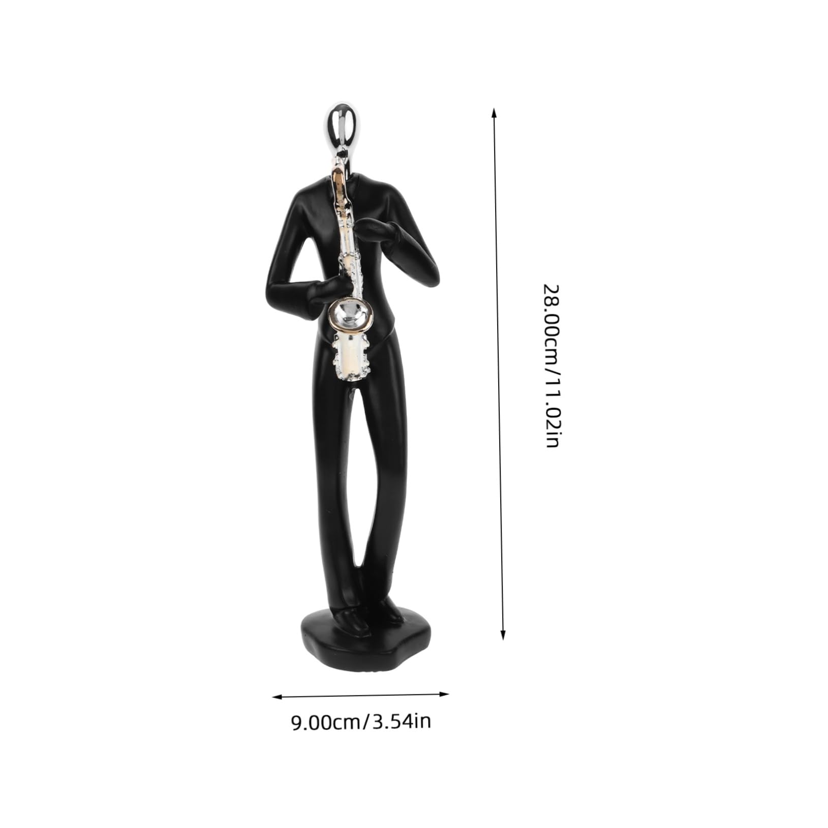 Amazon.co.jp: YARDWE サックスの飾り サックス奏者の置物 抽象